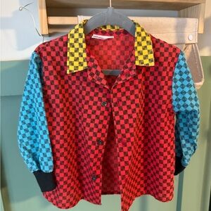 Vintage McKids Checkered Kids Button Down Shirt